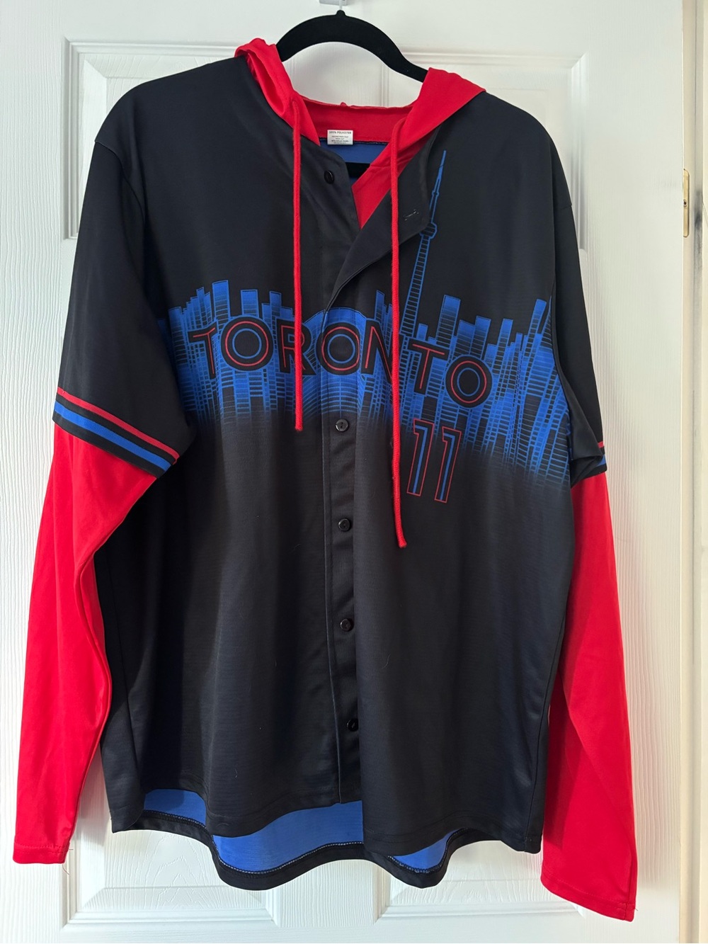 Blue Jays City Connect Hooded Baseball Jersey